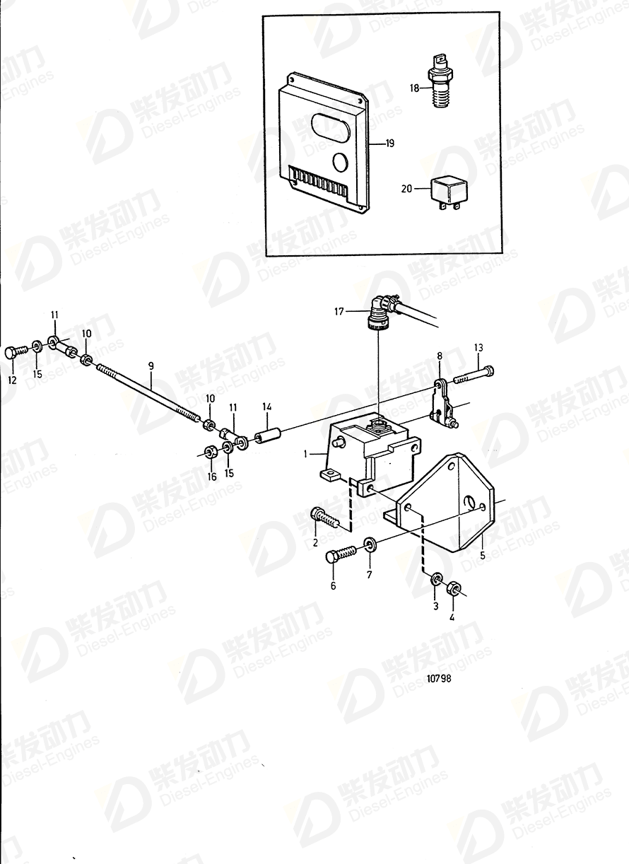 volvo penta Link end 862005 Drawing volvo penta Link end 862005 Drawing